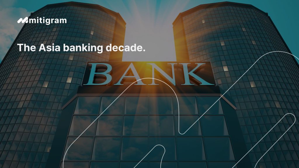 Modern Asian bank building representing the rise of Asia banking in global finance and innovation.