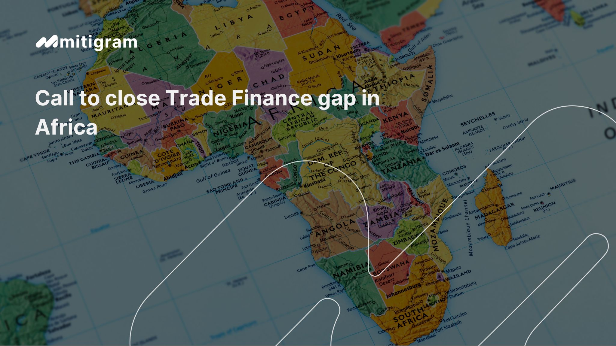 Map of Africa highlighting key trade finance gaps, sovereign risk hotspots, and regional demand for trade finance solutions.