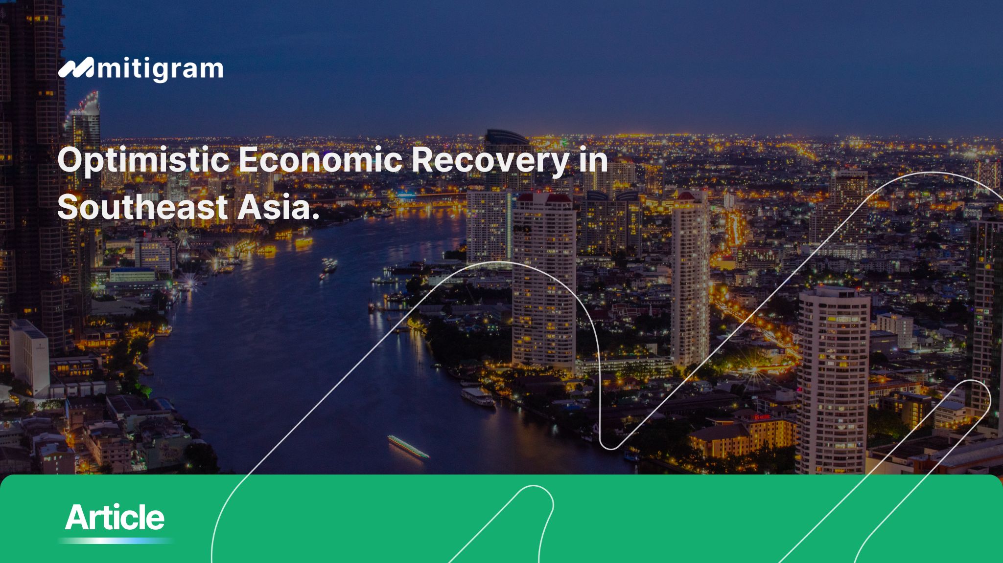 Tower cranes constructing high-rise developments against a Southeast Asian city skyline, symbolizing regional economic resurgence
