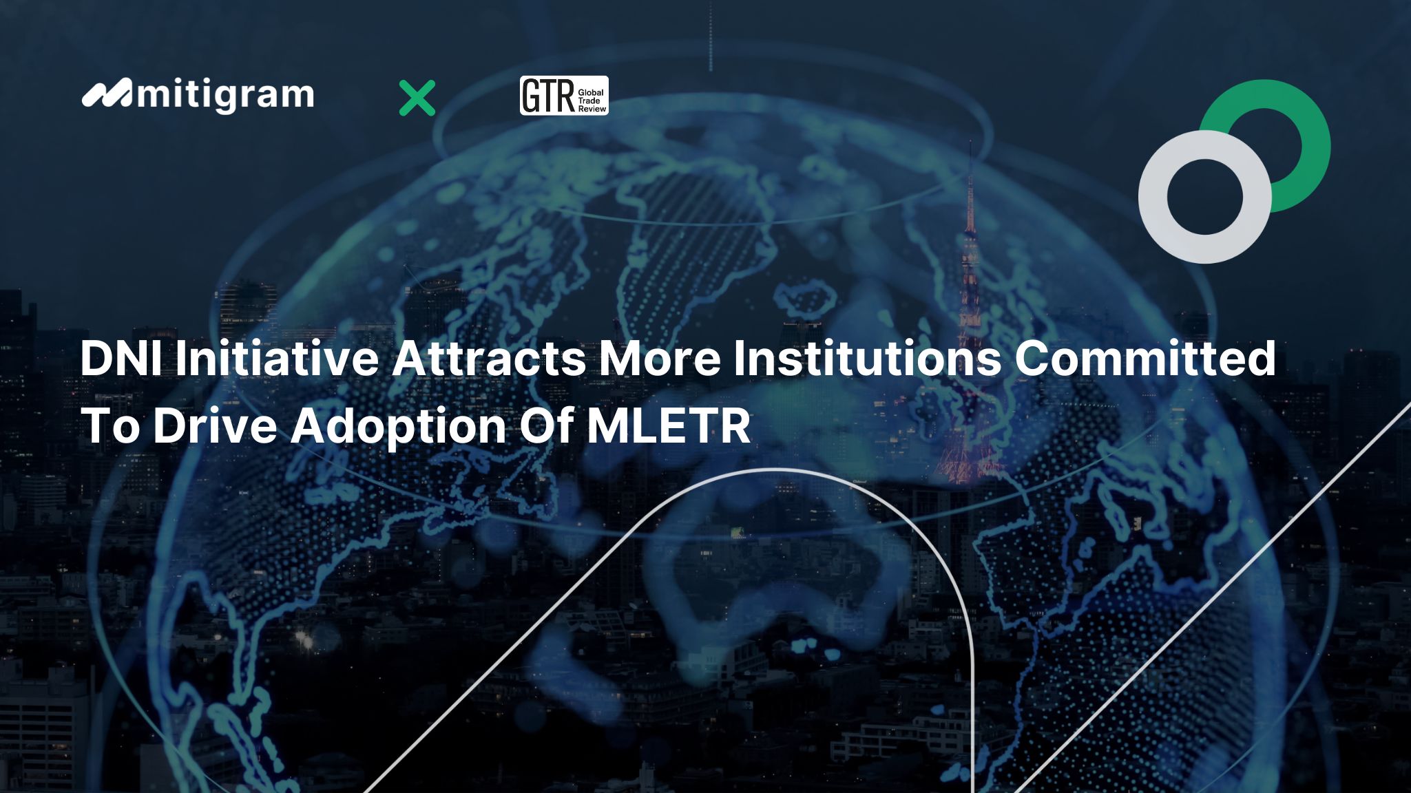 GTR Industry Perspectives: Visual metaphor of interconnected nodes and digital networks symbolizing trade finance interoperability.