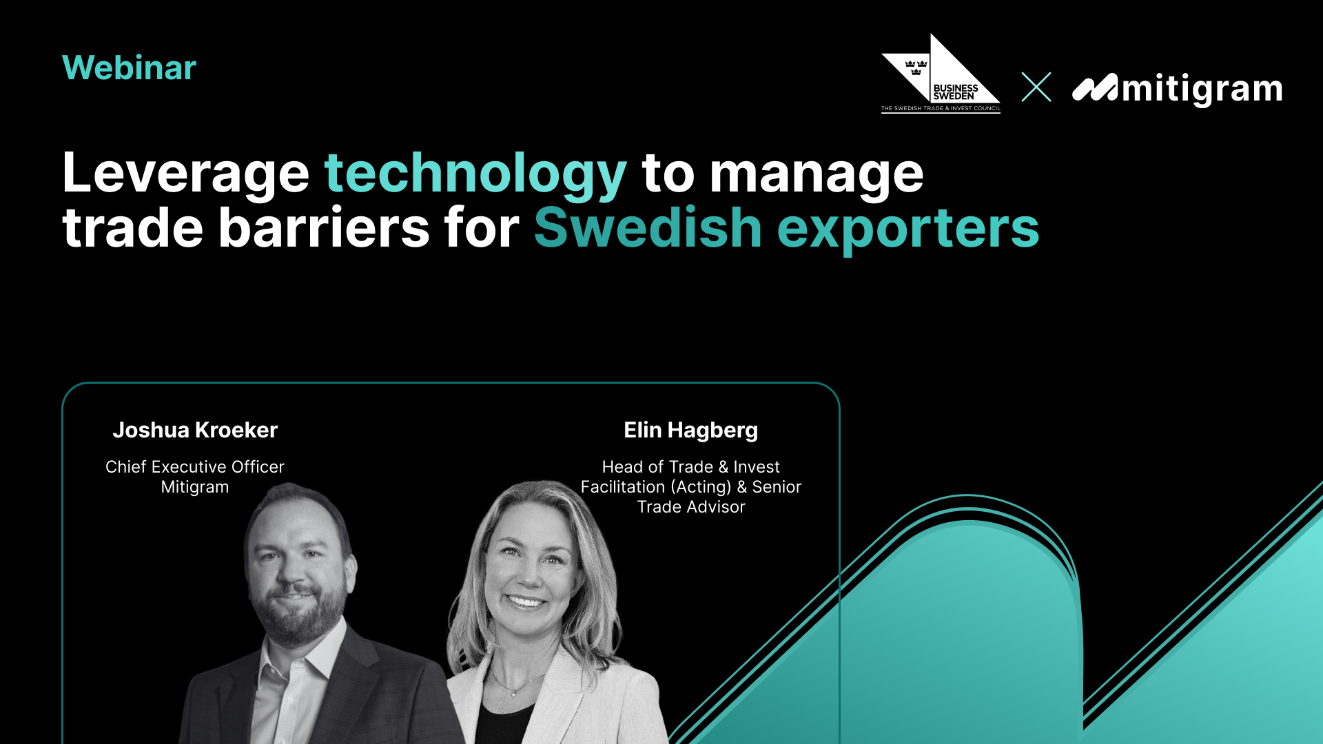 Webinar: Leverage technology to manage trade barriers for Swedish exporters